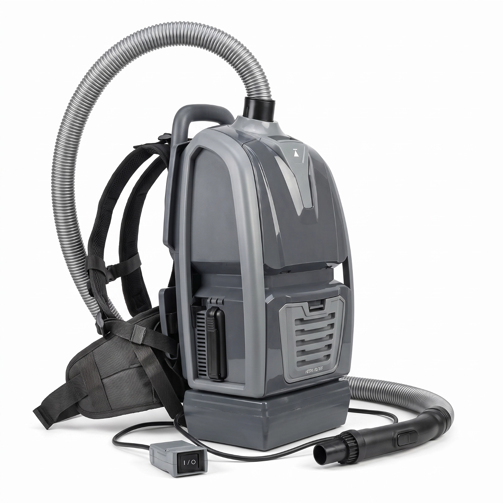 Geararo GR-CV-36V-5L cordless backpack vacuum with hose and harness