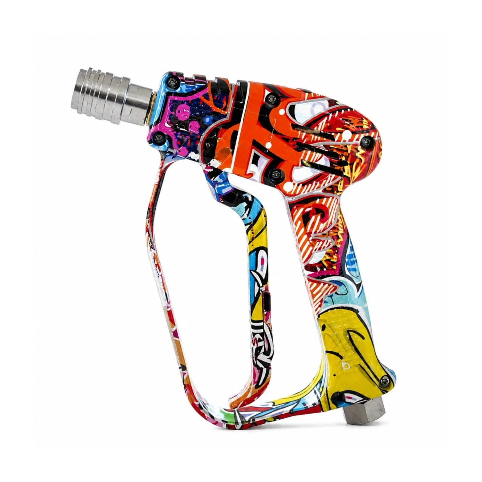 GR-PWG-3625P-GRA graffiti-pattern pressure washer spray gun