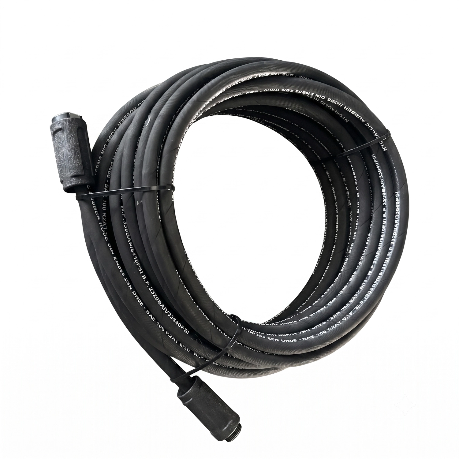 GR-PWH-10M 10 m high-pressure washer hose with threaded fittings